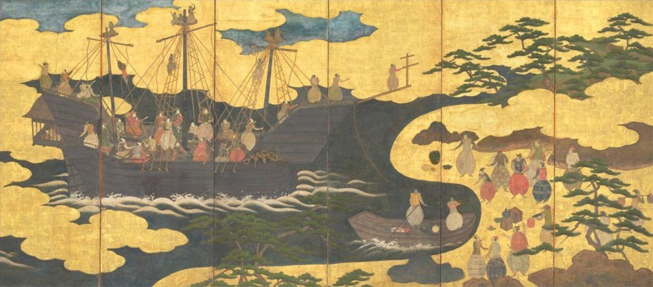 Historical image of Nagasaki’s Christian port