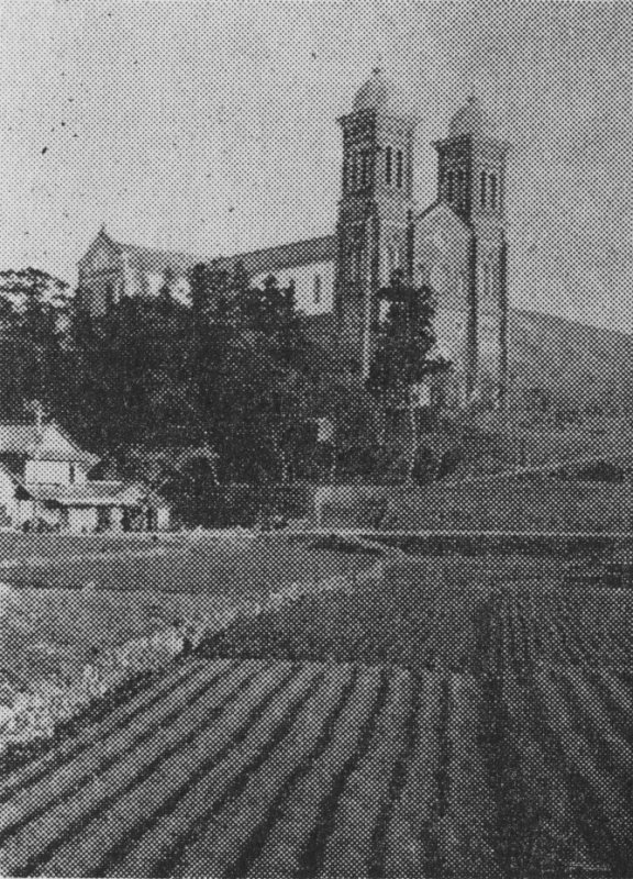 Original Urakami Cathedral before the atomic bombing